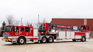 Enforcer™ Ascendant® 107 Heavy Duty Tiller Aerial Ladder –Columbus OH [upl. by Ahcmis612]