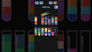 Water Color Sort Level 192 Walkthrough Solution iOSAndroid [upl. by Heddie]