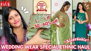 ✨️Latest Wedding Wear Ready to Wear Saree amp Gown✨️ Designer Celebrity Style Collection✨️ AMAZON Haul [upl. by Elazaro373]