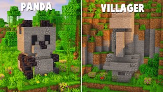 6 Simple Statue Designs in Minecraft [upl. by Stuart]