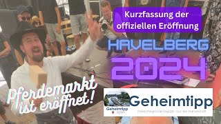 Pferdemarkt 2024 offiziell eröffnet Kurzfassung vom Festakt [upl. by Gamages]