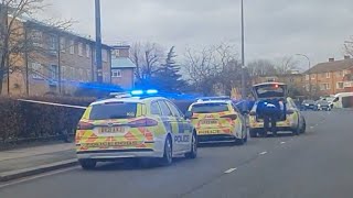 Major Crime Scene In Catford Bromley Road Overwhelmed By A Massive Police Presence [upl. by Ellerred]