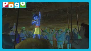 Little Krishna 🪈 Indra Dev ka krodh⛈️  Full Episode🤩 Nonstop Fun 😆 Only on POGO [upl. by Parthen114]