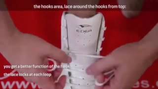 Correct lacing on Edea skating boot [upl. by Jews]