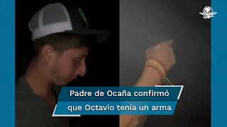 Difunden nuevo video de Octavio Ocaña ahora el actor aparece disparando un arma de fuego [upl. by Aenit]