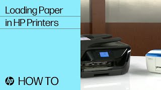 Loading Paper in HP Printers  HP Printers  HP Support [upl. by Aznarepse592]