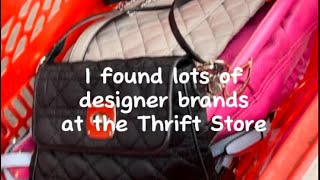 I found lots of designer bags at the thrift store [upl. by Adirem]