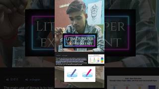 Acidic and Basic experiment with help of litmus papershorts chemistry class9and10 experiment [upl. by Phaedra471]