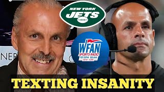 WFAN host Joe Benigno text messaging scandal with Jets coach Robert Saleh continues [upl. by Shafer]