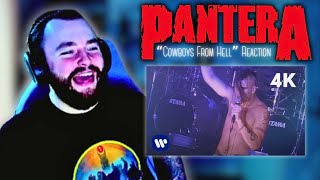 This Was INSANE  Pantera Cowboys From Hell Reaction [upl. by Essenaj]