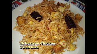 Schezwan Chicken fried rice recipe [upl. by Ulrike]