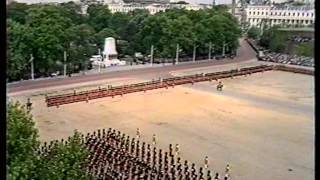 Scots Guards Trooping the Colour 1977 Part 1 [upl. by Lissi]