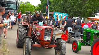 Verrückte alte Traktoren beim Bulldogtreffen Dampf amp Diesel in Leipzig Markkleeberg 01072023 [upl. by Atteirneh]