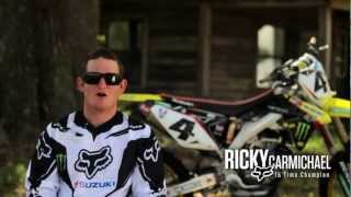 Ricky Carmichael Motocross Riding Tips 2 Rutted Corners [upl. by Attelrac]