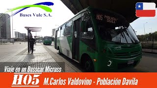 Transporte de SantiagoBusscar MicrussMercedes Benz LO915MCarlos ValdovinoPobl DavilaBJFP34 [upl. by Nosmas]