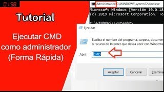 Ejecutar CMD como administrador Forma Rápida [upl. by Ninerb798]