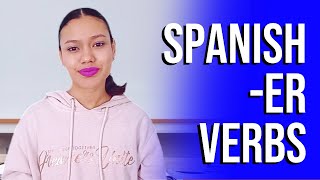 Learn Spanish Verb Conjugation Verbos ER [upl. by Olumor]