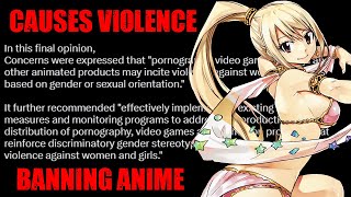 They Want to Ban All Anime and Manga Because it Causes People to Be Violent [upl. by Goldshlag769]