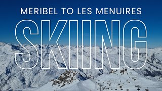 4k Saulire Courchevel to Meribel Centre [upl. by Oznohpla]