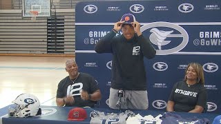 Grimsley DE Bryce Davis commits to play at Clemson [upl. by Anillek]