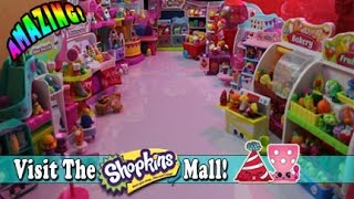 Shopkins Mall  Lets Go On A Shopping Spree Every Playset Amazing World Of Shopville To Explore [upl. by Naesed247]