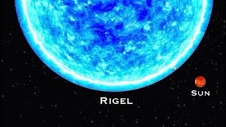 Rigel Star  Blue Supergiant In Orion [upl. by Esylle]