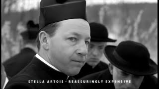 Stella Artois  Reassuringly Expensive  Priests Ice Skating  Belgian Beer  UK TV ADVERT 2000s [upl. by Helyn]