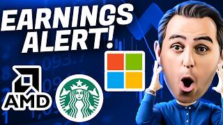 Paul Reacts To MSFT SBUX  AMD Earnings [upl. by Jorgan688]