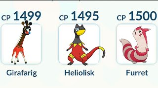 NORMAL TEAM GIRAFARIG HELIOLISK AND FURRET [upl. by Linskey]