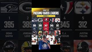 Week 4 NFL passing leaders greensreen nfl ￼ [upl. by Sancha620]