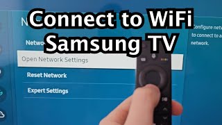 How to Connect to WiFi on Samsung Smart TV [upl. by Gentille]