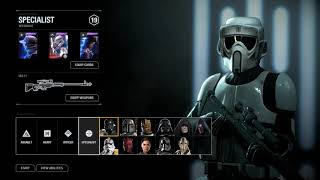 StarWars Battlefront 2 class selection screen [upl. by Ahseek]