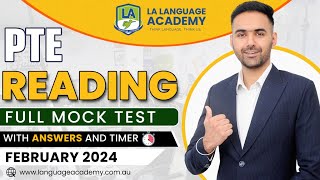 PTE Reading Full Mock Test with Answers  February 2024  Language academy PTE NAATI IELTS Experts [upl. by Sinclare]