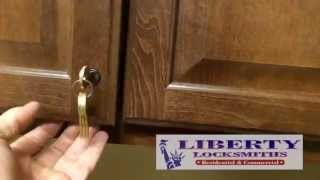 Double Door Cabinet Lock [upl. by Eelnyl]