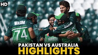 Highlights  Pakistan vs Australia  ODI  PCB  MM2A [upl. by Small]