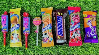 Unboxing GIANT Rainbow Lollipop Candy with Yummy Sweets Cutting Satisfying video [upl. by Aratahc]