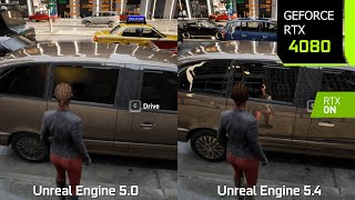 Matrix Awakens Unreal Engine 54 vs Unreal Engine 50  The Ultimate GraphicsPerformance Comparison [upl. by Yenalem]