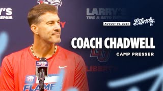 Coach Chadwell Gives An Update On Fall Camp [upl. by Niknar]