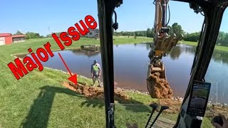 From Minor Fix To Major Emergency How A Small Repair Led To A major Lake Dam Overflow repair [upl. by Ynohtnaed679]