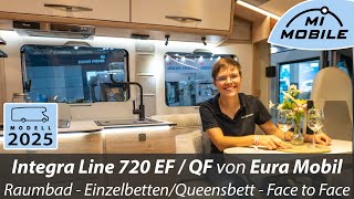 Messeneuheit  Eura Mobil Integra Line 720 EF und QF  Wohnmobil Caravansalon Düsseldorf [upl. by Cod]