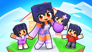 Having APHMAU KIDS in Minecraft [upl. by Ahseenat]