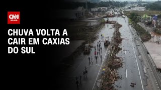 Chuva volta a cair em Caxias do Sul  AGORA CNN [upl. by Hanzelin]