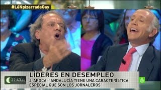 laSexta Noche  Tensión en el plató entre Javier Aroca y Eduardo Inda [upl. by Zanze]