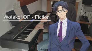 Wotakoi OP  Fiction Piano [upl. by Ahsitra753]