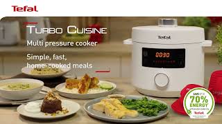 Tefal  Multi Pressure Cooker  Turbo Cuisine White [upl. by Airamana]