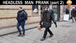 Headless man Prank part 2 slaughter version Julien magic [upl. by Ng]