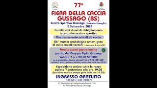 77ma Fiera della caccia di Gussago [upl. by Ellerrehc]