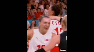 Filenin Sultanları Olimpiyatta Yarı Finalde👏 fileninsultanları voleybol fypシ [upl. by Ginni603]