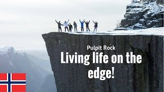 Climbing Preikstolen Pulpit Rock  Norway [upl. by Goggin]