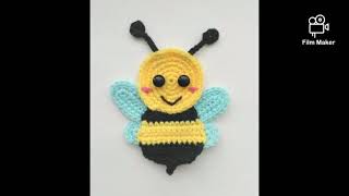 crochet applique design [upl. by Branden]